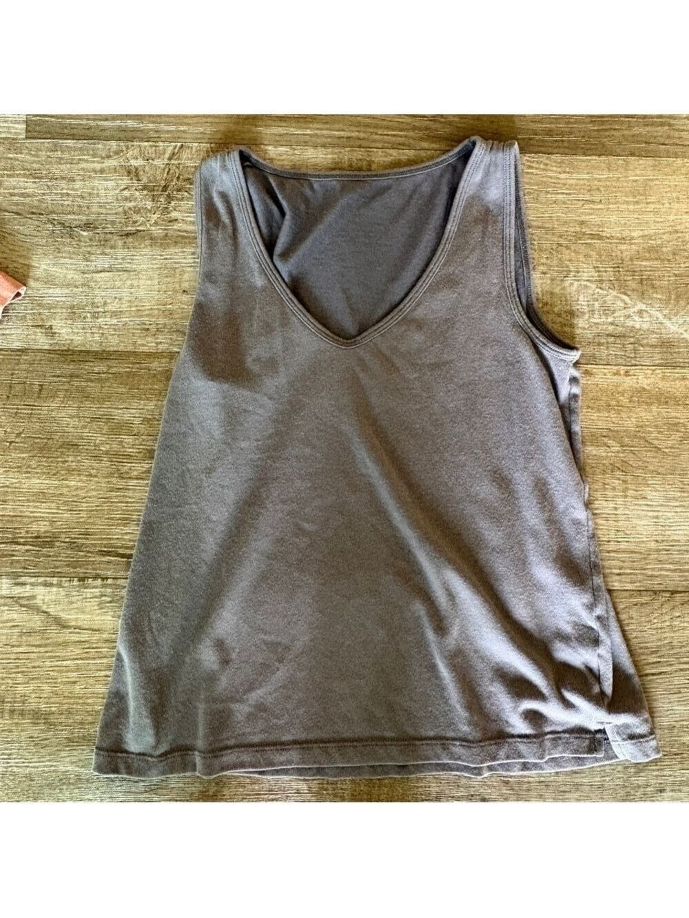 Madewell Slate Blue Gray V-Neck Tank Top Small